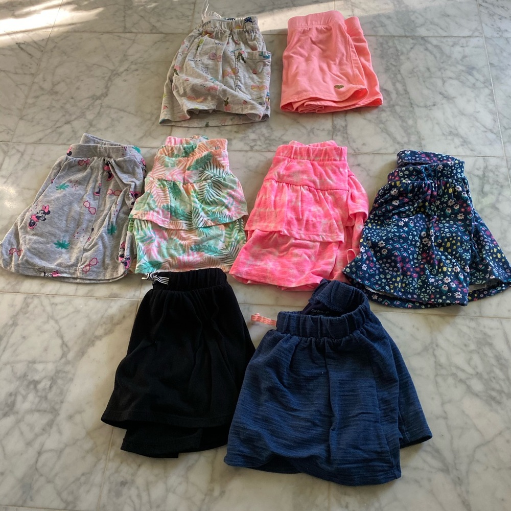 Girls Skorts Bundle of 8 EUC